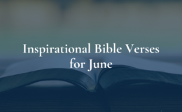 Inspirational Bible Verses for June