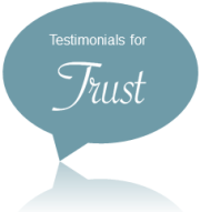 Testimonials for Trust CD